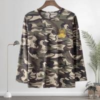 ราคา Intirage เสื้อยืดแขนยาว ลายพราง ป่าไม้ (24043697765)