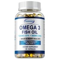 ราคา น้ำมันปลา Xemenry โอเมก้า 3 กรดไขมันจำเป็น บำรุงสุขภาพสายตา บำรุงสุขภาพผิว ปลอบประโลมอารมณ์ บำรุงสุขภาพกระดูก (24541966598)