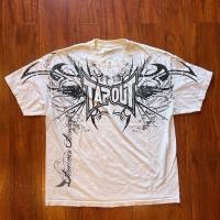 ราคา Gothic เสื้อยืดยุโรปและอเมริกาสไตล์ retro TAPOUT MPS รูปแบบการพิมพ์ 3D วัสดุการพิมพ์เสื้อยืดชาย Y2KT เสื้อ (23952831753)