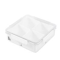 ราคา NIKANO Food Storage กล่องใส่อาหาร 5 ช่อง 4 ช่อง กล่องเก็บอาหาร กล่องเก็บขนม ผลไม้ จานใส่ขนม แบบแบ่งช่อง (17804550446)