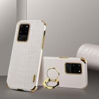 ราคา Samsung Galaxy S20 Ultra Galaxy S20 Ultra 5G CaseRUILEAN Crocodile Pattern 360 Degree Rotating Ring Protective Cover Compatible with Magnetic Car for Samsung Galaxy S20 Ultra Galaxy S20 Ultra 5G (8451