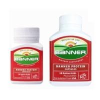 ราคา Banner Protein แบนเนอร์ โปรตีน สีแดง 30 เม็ด 60 เม็ด บำรุงร่างกาย (10089591057)