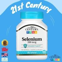 ราคา พร้อมส่ง 21st Century Selenium 200 mcg 60 Capsules ซีลีเนียม (21768760178)
