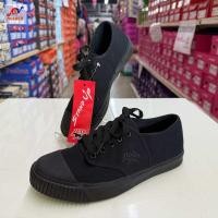 ราคา รองเท้าผ้าใบนักเรียน Pan รุ่น A PF4153 สีน้ำตาลสีขาวสีดำ (24344377980)