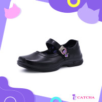 ราคา รองเท้านักเรียน แคทช่า รองเท้าหนังสีดำ รองเท้าหนัง สีดำ CatCha รองเท้าผู้หญิง (16086098789)