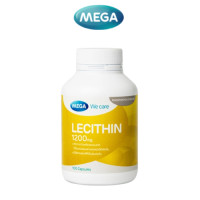 ราคา Mega Lecithin 1200มก 100เม็ด เมก้า วีแคร์ สกัดจากถั่วเหลือง เลซิติน (12253926406)