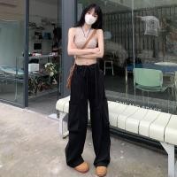 ราคา กางเกงคาร์โก้ ญ กางเกงผู้หญิง ทรงสวย มีเชือกที่เอว 411 (17792693940)