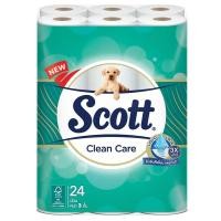 ราคา สก๊อตต์คลีนแคร์กระดาษชำระหนา 3ชั้น แพค 24ม้วน Scott Clean Care X24 (23645828199)