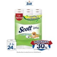ราคา สก๊อตต์ เอ็กซ์ตร้า กระดาษชำระ หนา 2ชั้น กลิ่นเนเชอรัล คลีน 24 ม้วน SCOTT EXTRA Natural Clean 2 Ply 24 Rolls (22971362369)