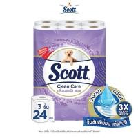 ราคา สก๊อตต์ คลีนแคร์ กระดาษชำระ กลิ่นเนเชอรัล เฟรช หนา 3ชั้น ขนาด 24 ม้วน Scott Clean Care Bath Tissue Natrual Fresh Scented3PLY 24Rolls ทิชชู่ กระดาษทิชชู่ ทิชชู่ม้วนใหญ่ ทิชชู่ยกลัง (22971267584)