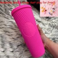 ราคา VIVOLILV Buy 1 get 1 free Diamond Studded Double Wall Tumbler 24oz With Straw And Logo Starbucks Durian Cup Reusable Bling (24259799518)