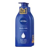 ราคา 1 แถม 1 Nivea นีเวีย บอดี้ มิลค์ อินเทนซีฟ มอยส์เจอร์ โลชั่น บอดี้ มิลค์ อินเทนซีฟ SPF15 550 มล 525มล (23252129026)