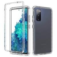 ราคา Samsung Galaxy S20 FE Galaxy S20 FE 5G Case RUILEAN Transparent 2 in 1 Gradient Shockproof Case for Samsung Galaxy S20 FE Galaxy S20 FE 5G (20209746472)