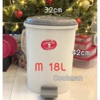 ราคา Cookman ถังขยะจัมโบ้ ใส ฝาเปิด ถังขยะกลม ถังขยะหัวกลม ถังขยะใส ถังขยะ ถังขยะพลาสติกใส ถังขยะฝาใส ฝาสวิง ของขวัญปีใหม่ ของจับฉลาก (9158910112)