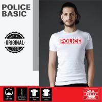 ราคา Police Bodysize เสื้อยืด Slim fit ทรงพอดีตัว สีขาวดำเทา รหัส F581B387X118 (17675421771)