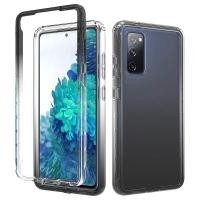 ราคา Samsung Galaxy S20 FE Galaxy S20 FE 5G Case RUILEAN Transparent 2 in 1 Gradient Shockproof Case for Samsung Galaxy S20 FE Galaxy S20 FE 5G (20209746468)