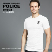 ราคา เสื้อยืด Police Bodysize ทรง Slim fit พอดีตัว ผู้ชาย ผู้หญิง F543B355X093 (18314806363)