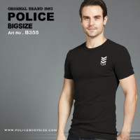 ราคา เสื้อยืด Police Bodysize ทรง Slim fit พอดีตัว ผู้ชาย ผู้หญิง F543B355X093 (18314806362)
