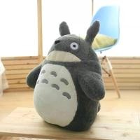 ราคา การ์ตูน Totoro ของเล่นตุ๊กตาน่ารักตุ๊กตาภาพยนตร์อะนิเมะแมวสีเทา Plushies Totoro Hold Leaf Kawaii ตุ๊กตาของขวัญวันเกิดสาว Kawaii (24134688881)