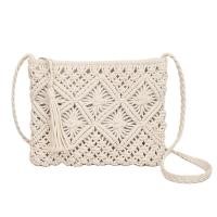 ราคา Ayliss Womens Summer Beach Bag Bohemian Hand Woven Cotton Crochet Crossbody Bag With Tassel Handmade Holiday Shoulder Bag (24056786157)