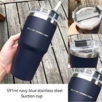 ราคา RuiMing 20OZ stanley starbucks 304 Stainless Steel Vacuum Car Hold Straw Coffee cup Tumbler Large capacity (24382993786)