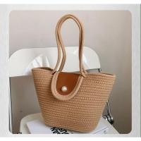 ราคา พร้อมส่ง กระเป๋าสะพายไหล่สําหรับผู้หญิง กระเป๋าสาน สไตล์วินเทจคลาสสิค แฟชั่นฤดูใบไม้ผลิง งานดีมาก แฟชั่นมาใหม่ (24383102235)