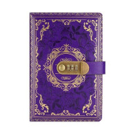 ราคา Cross border exclusive supply of A5 vintage password book with lock diary book creative hand ledger student notebook stationery notebook return to the ancients (21592743793)