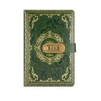 ราคา Cross border exclusive supply of A5 vintage password book with lock diary book creative hand ledger student notebook stationery notebook return to the ancients (21592743794)