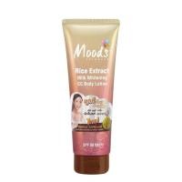 Moods Rice Extract Milk Whitening CC Body Lotion SPF50 PA+++ 300g