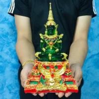 ราคา พระแก้วมรกต ฤดูต่างๆ ฐานครุฑามหาอำนาจ หน้าตัก5นิ้ว สูง28ซม งานปิดทองประดับเพชร (6473894983)