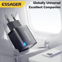 ราคา Essager PD30W Type C ชาร์จเร็ว Pd QC 3 0ชาร์จเครื่องชาร์จเร็วสำหรับ IPhone16 15 14 6 Samsung Huawei Xiaomi iPad AirPods หูฟังแท็บเล็ตสวิตช์พัดลม Type C PD30W ชาร์จเร็วขนาดเล็ก (24353105744)