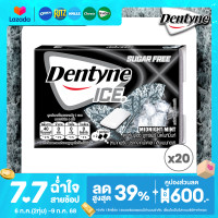 ราคา แพ็ค 20 Dentyne Ice Sugar Free Midnight Mint เดนทีน ไอซ์ชูการ์ฟรี มิดไนท์มิ้นท์ แบบแผง 8 เม็ด 11 2 กรัม (24563707997)