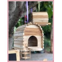 ราคา บ้านนกไม้ กรงนกไม้ รังนกไม้สัก กรงนก บ้านซูการ์ ที่นอนนก กรงกระรอก บ้านนกไม้ทรงสูง บ้านสัตว์เล็ก บ้านกระรอก งานไม้ดิบไม่ทำสี (9881904871)