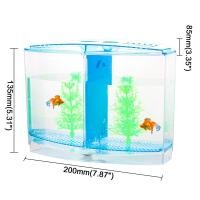 ราคา Lovinland อะคริลิ Guppy FishTank Aquarium BettaFish ชามโปร่งใส Aquarium Hatchery Breeding Isolation Box (10597768383)