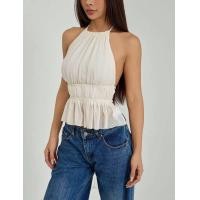 ราคา รุ่น Nadia เสื้อคล้องคอ ผูกหลัง เปิดหลังเปิดไหล่ พร้อมส่งจากไทย (23694531996)