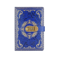 ราคา Cross border exclusive supply of A5 vintage password book with lock diary book creative hand ledger student notebook stationery notebook return to the ancients (21592743791)