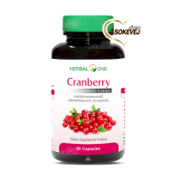 ราคา Herbal one cranberry extract เฮอร์บัล วัน สารสกัดจากผลแครนเบอร์รี่ 60แคปซูล (130197708)