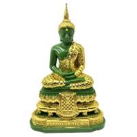 ราคา พระแก้วมรกต พระพุทธรูป หน้าตัก 2 inch เครื่องทรงฤดูฝน Emerald Buddha statue knee to knee 2 inch BUD 035 (19280413467)
