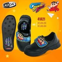 ราคา ลูกค้าใหม่ราคา 1บาท รองเท้านักเรียนadda เด็กผู้ชาย คัชชูหนังดำ ผ้าใบวอมขาว ลาย เบ็นเท็น ชินจัง ไซร์25 35 นักเรียน 41 (23364259637)