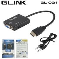 ราคา Glink GL 021 สายแปลง HDMI TO VGA มีช่องต่อเสียง Converter Adapter With 3 5mm (1221912079)