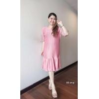 ราคา Maxidress Pleated b161ชุดเดรสยาวเนื้อผ้าอัดพลีทสีพื้นใส่ออกงาน เดรสยาวแต่งระบายไหล่ใส่ออกงาน ชุดใส่ทำงาน ชุดใส่เที่ยวทะเล แฟชั่นสาวอวบ ชุดFreesize (24510418099)