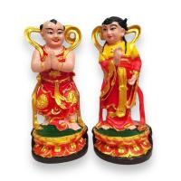 ราคา LZDกิมท้ง เง็กนี้ง ลูกศิษย์เจ้าแม่กวนอิม เนื้อเรซิ่น สีทอง กว้าง 2 5 นิ้วสูง 6นิ้ว พิมพ์ฐานบัว นำเข้าจากประเทศจีน งานสวยพรีเมียม (18707915835)