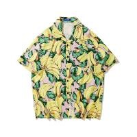 ราคา จัดส่งในประเทศไทย เสื้อฮาวาย ลายกล้วย สไตล์แฟชั่น เสื้อผ้าใส่สบาย เสื้อเชิ้ตผู้ชาย เสื้อคู่รัก Wassuppe (22038276130)