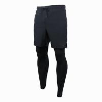 ราคา กางเกงวิ่งชาย Mens Running Pants อเมริกันออกกำลังกายกีฬากางเกงขาสั้นผู้ชายวิ่งกางเกงเรียงรายไปด้วยปลอมสองชิ้นการฝึกอบรมป้อ (22754960833)