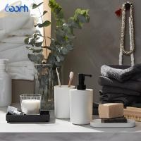 ราคา IKEA อุปกรณ์ห้องน้ำ 3 ชิ้น ถาดใส่ของ ที่ใส่แปรงสีฟัน ขวดใส่สบู่เหลว STORAVAN สีขาว (19952785482)