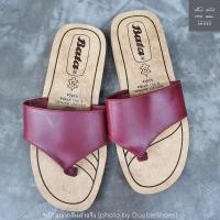 ราคา รองเท้าแตะหนีบ Bata บาจา รุ่นคลาสสิคหนังแท้ 875 6552 ไซส์ 5 10 38 45 (400479963)