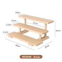 ราคา ชั้นไม้วางโมเดล ชั้นวางโมเดล muji ชั้นไม้มินิมอล กล่องใส่ art toy popmart labubu ที่วางโมเดล (24317787765)