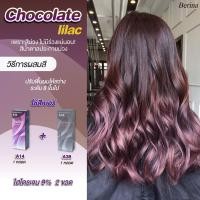 ราคา แพ็คคู่ A14 กับ A38 โทนสีน้ำตาลประกายม่วง สีย้อมผมเบอริน่า ครีมเปลี่ยนสีผม Berina (8313953806)