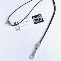 ราคา สร้อยคอเชือกร่มนอกขนาด1 2 มิลแต่งสแตนเลส ก้ามปูสปริง (5202246948)