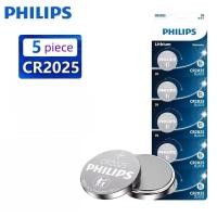 ราคา ถ่านPhilips CR2032 CR2025 CR2016 Lithium 3V แพค5ก้อน ของแท้ (24367498101)